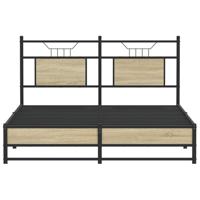 Bedframe zonder matras hout sonoma eikenkleurig 140x200 cm - thumbnail
