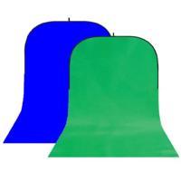 StudioKing background board bbt-10-07 groen/blauw 400x150 cm - thumbnail