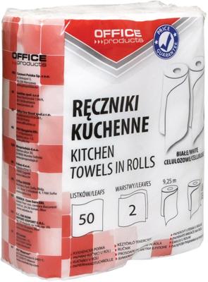 OFFICE products keukenpapier, 2 laags, 50 vellen, pak van 2 rollen OFFICE products keukenpapier, 2 laags, 50 vellen, pak van 2 rollen