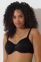 Zwarte Lisca Gracia Moulded beugel bh F - G - thumbnail