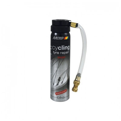 Motip Cycling tyre repair 75ml. 75ml. Geschikt voor het uitvoeren van noodreparaties aan banden. Motip Cycling tyre repair 75ml. 75ml. Geschikt voor het uitvoeren van noodreparaties aan banden.
