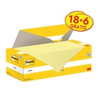Memoblok 3m post-it 655-cy 76x127mm geel | 6 stuks - thumbnail