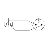 Netsnoer (C13) VDE 1.8 meter Wit - thumbnail