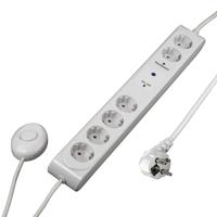 Hama Stekkerdoos 6-voudig Met Voetschakelaar 1.5m Wit - thumbnail