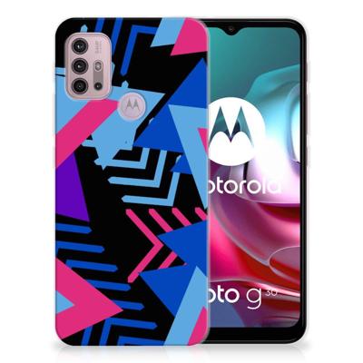 Motorola Moto G30 | G10 | TPU Hoesje | Funky Triangle
