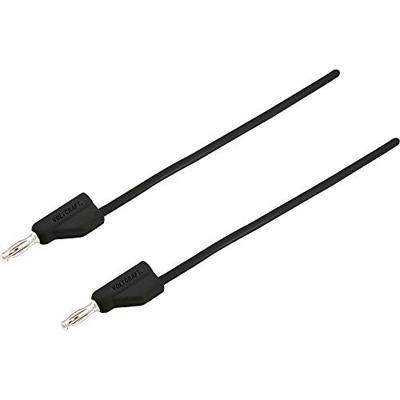 VOLTCRAFT MSB-300 Meetsnoer Banaanstekker 4 mm Silicone 0.75 m Zwart 1 stuk(s) VOLTCRAFT MSB-300 Meetsnoer Banaanstekker 4 mm Silicone 0.75 m Zwart 1 stuk(s)