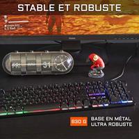 Combo KRYPTON - THE G-LAB - Retro bedraad gamingtoetsenbord en muispakket - RGB-verlichting - thumbnail