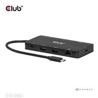 Club3D CSV-2552 9-1 USB-C® Dual HDMI™ 100W Hub - thumbnail