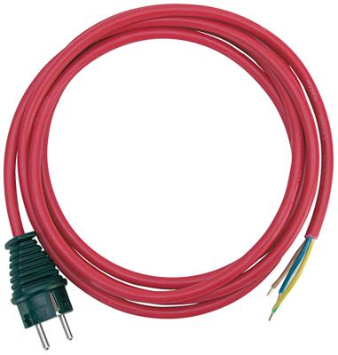 Brennenstuhl Aansluitkabels 3m rood H05RR-F 3G1,5 - 1160450