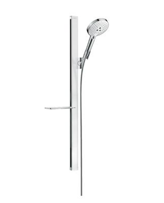 Hansgrohe Raindance Select S doucheset 120 3jet met Unica'E glijstang 90 cm, wit/chroom Hansgrohe Raindance Select S doucheset 120 3jet met Unica'E glijstang 90 cm, wit/chroom