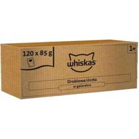 WHISKAS Feestmaal in gelei Gevogelte - natvoer voor katten - 120x85g - thumbnail