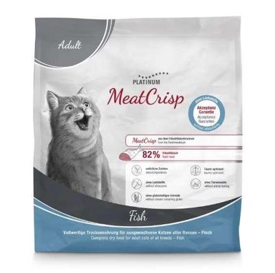 PLATINUM MeatCrisp Adult Fish - droog kattenvoer - 400g