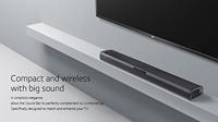 LG SJ2 2.1 Soundbar (160W, draadloze subwoofer, bluetooth) zwart - thumbnail