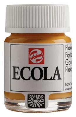 Bruynzeel Ecola plakkaatverf fles 16ml gele oker 227 Bruynzeel Ecola plakkaatverf fles 16ml gele oker 227