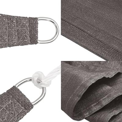 Zonnezeil 160 g/m 4x5x5 m HDPE antracietkleurig