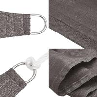 Zonnezeil 160 g/m 4x5x5 m HDPE antracietkleurig - thumbnail