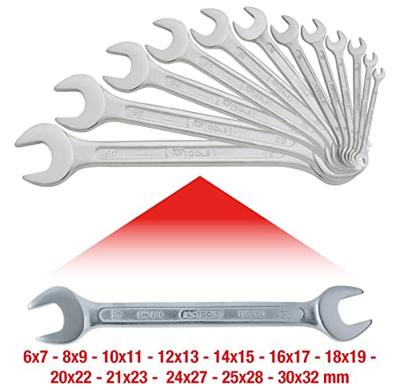 KS Tools 5170125 517.0125 Dubbele steeksleutelset Sleutelbreedte (metrisch) 6 - 32 mm