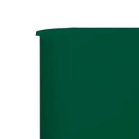 Windscherm 9-panelen 1200x120 cm stof groen - thumbnail