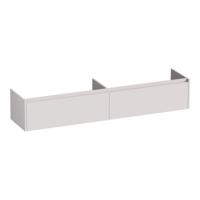 Brauer Embrace - Onderkast - 200 cm - met 2 Softclose Lades Greeploos en 2 Sifon Uitsparingen - Mat Zand - thumbnail
