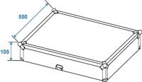 Roadinger Roadinger Mixer-Case Flightcase (l x b x h) 260 x 570 x 490 mm - thumbnail