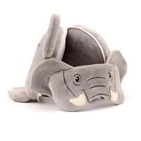 Relaxeazzz Olifant Rond Reiskussen & Slaapmasker - thumbnail