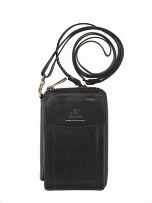 H.J. de Rooy Portemonnee / Telefoon Tasje Zwart
