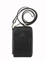 H.J. de Rooy Portemonnee / Telefoon Tasje Zwart - thumbnail