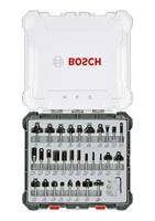 Bosch Accessoires 30-delige gemengde freesset - schachtdiameter 8 mm - 2607017475 - thumbnail