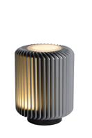 Lucide TURBIN - Tafellamp - Ø 10,6 cm - LED - 1x5W 3000K - Grijs - thumbnail