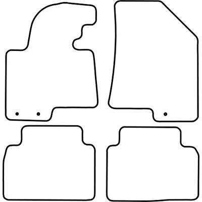 Automatten passend voor Kia Sportage 2010-2015 TMKI528