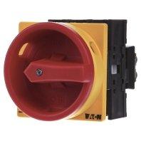 Eaton P1-25/EA/SVB Nokkenschakelaar Uitschakelbaar 25 A 690 V 1 x 90 ° Geel, Rood 1 stuk(s) Piece