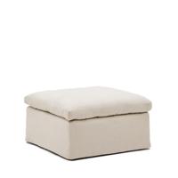 Kave Home Hocker 'Zenira' kleur Beige - thumbnail