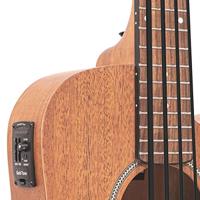 Gold Tone M-BASS/L linkshandige Microbass met gigbag - thumbnail