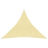VidaXL Zonnezeil 160 g/m² 4x4x4 m hdpe beige - thumbnail