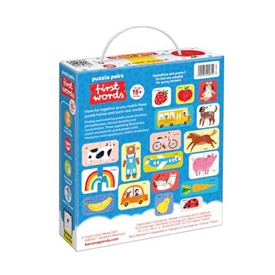 Banana Panda - puzzelparen eerste woorden - 18dlg.