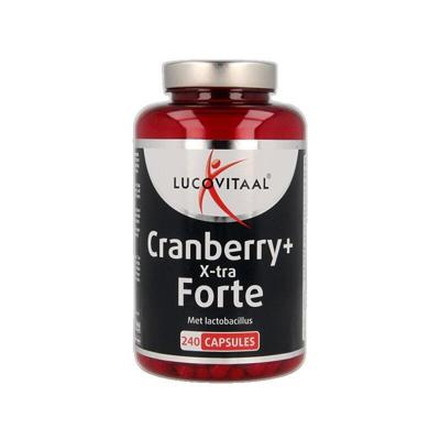 Lucovitaal Cranberry met X-tra Lactobacillus Capsules