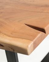 Kave Home Eettafel 'Alaia' Acacia Boomstam, 220 x 100cm - thumbnail