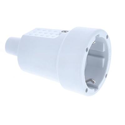 AS Schwabe 62223 Koppeling met randaarde PVC 230 V Grijs IP20