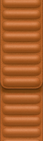 Apple Leather Link Apple Watch M/L 38mm / 40mm / 41mm Goudbruin - thumbnail