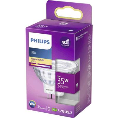 Philips LED 871951430762900 LED-lamp Energielabel F (A - G) GU5.3 Reflector 4.4 W = 35 W Warmwit (Ø x l) 51 mm x 46 mm 1 stuk(s)