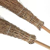 Heksenbezem Bamboe H.160cm - thumbnail
