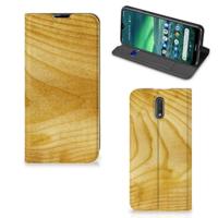 Nokia 2.3 Book | Wallet Case | Licht Hout - thumbnail