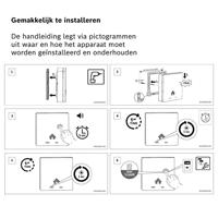 Bosch Home Comfort D-CO Koolmonoxidemelder werkt op batterijen Detectie van Koolmonoxide - thumbnail