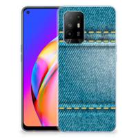 OPPO A94 5G | Reno5 Z | Sillicone Back Cover | Jeans - thumbnail