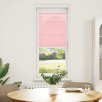 Pliss rolgordijn 40x150 cm stofbreedte 39,4 cm polyester roze - thumbnail