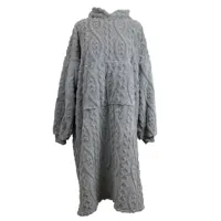 Unique Living hoodie pleun 78x120cm dark grey - thumbnail