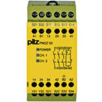 PILZ PNOZ X3 240VAC 24VDC 3n/o 1n/c 1so Veiligheidsschakelapparaat Voedingsspanning (num): 240 V/AC 3x NO, 1x NC (b x h x d) 45 x 87 x 121 mm 1 stuk(s) - thumbnail