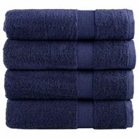 Badhanddoeken SOLUND 4 st 600 g/m 70x140 cm marineblauw - thumbnail