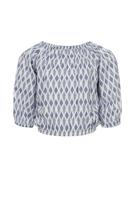 LOOXS 10sixteen Zomer top meisjes blouse - blauw - thumbnail