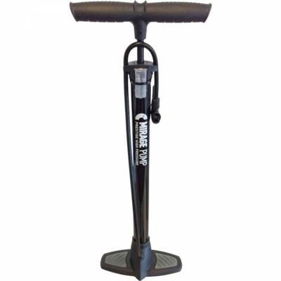 Mirage hogedruk vloerpomp met manometer zwart